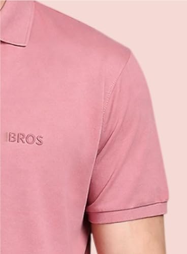 Image of 3BROS Men's Cotton Blend Half Sleeve Regular fit Comfortable Polo Neck T-Shirt (Pack of 1)
