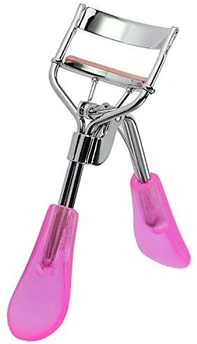 Eyelash Curler with Silicone Handle, Portable Eyelash Curler for Eyelash Curler for All Eye Shapes and Sizes (Pink-Gold)-picture-54