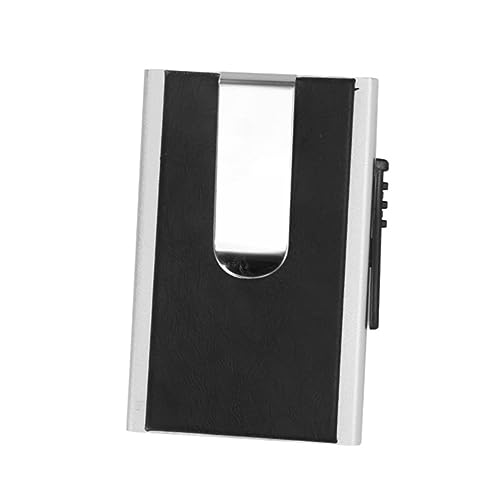 BESPORTBLE Aluminum Alloy Credit Card Pack Anti-theft Degaussing Holder for Dad Husband Boyfriend Brother