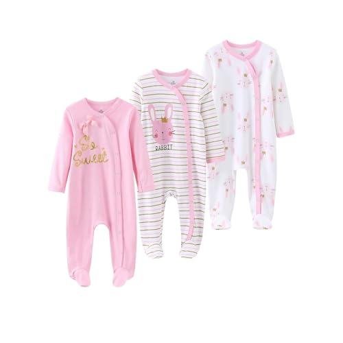Image of MAMIMAKA Newborn Layette Gift Set 27-Piece Baby Girl Clothes Bodysuits, Pants Essentials and Accessories 0-12Months
