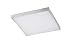 Produktbild WOFI Deckenleuchte, Aluminium, Integriert, 8.5 W, Silber, 60 x 60 x 90 cm
