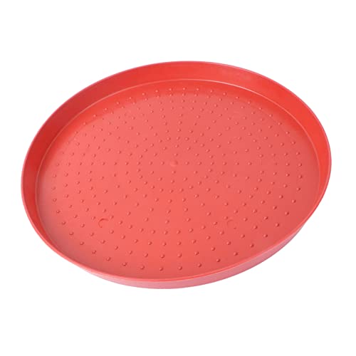 Abaodam 2pcs Chicken Feeding Tray Fodder Plates for Poultry Non-Slip