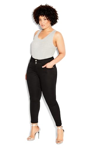 City Chic Plus Size Jeans, Asha Short Skinny Jean2