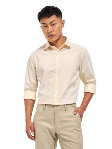 Image of THE BEAR HOUSE Men's Checked Tailored Fit Formal Shirt