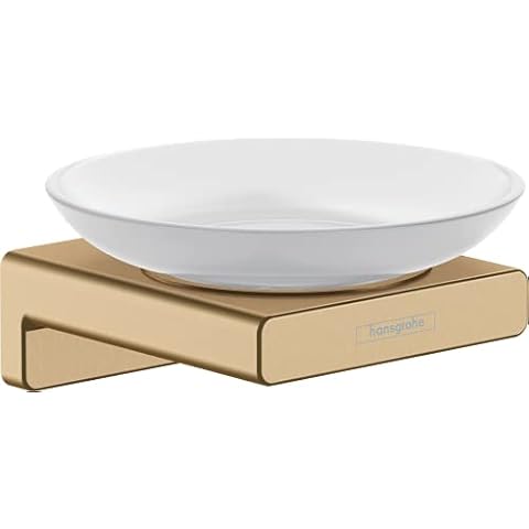 Jabonera Hansgrohe AddStoris bronce cepillado Cover