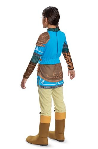 Disguise Boys Link Costume for Kids, Official Tears of the Kingdom Deluxe Costume With Boot Covers and Hood4