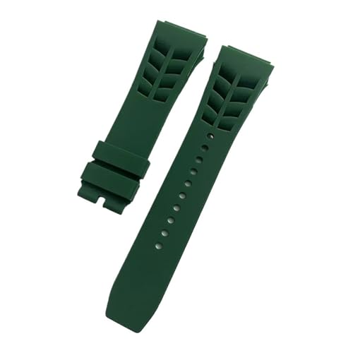 Bracelet de montre en caoutchouc naturel 25mm étanche pour Richard Mille