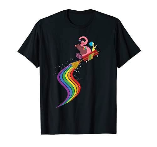 Disney Pixar Inside Out Bing Bong and Joy Rainbow T-Shirt