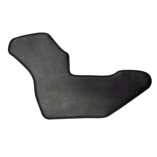 Craft Mart ダイハツ ハイゼットトラック ハイゼットジャンボ ガードマット キックガード フットスペース 運転席用 1枚 AT車 カスタム パーツ (レザーブラック)