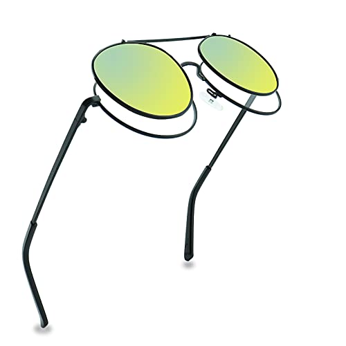 E R Elegant Rabbit Lentes De Sol Con Clip De Doble Lente Con Marco Óptico, Lentes Para Computadora, Bloqueo De Luz Azul, Uv400, Antirreflejos, Marco Negro., Medium E R Elegant Rabbit Lentes De Sol Con Clip De Doble Lente Con Marco Óptico, Lentes Para Computadora, Bloqueo De Luz Azul, Uv400, Antirreflejos, Marco Negro., Medium