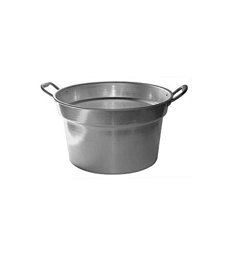  MACHIERALDO Pentolone Salse Basic, Argento, 40 cm x 40 cm x 21 cm, Senza Finitura, Pentola, Include Manici