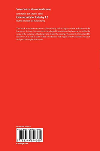 Cybersecurity for Industry 4.0: Analysis for Design and Manufacturing