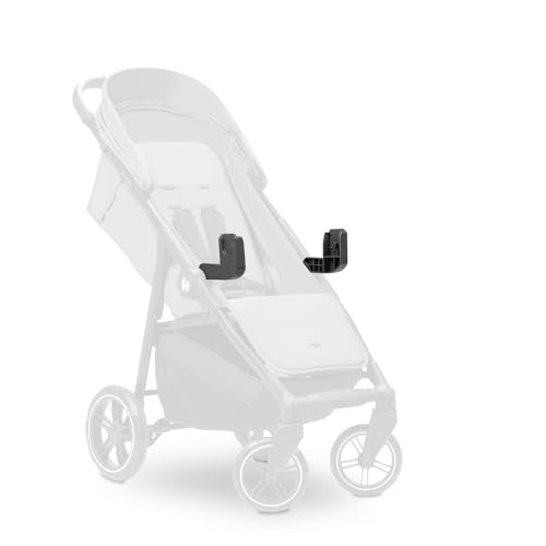 hauck Universal Babyschalen Adapter Kompatibel mit Shop N Care Buggy & Drive N Care Autoschale & Gängige Babyautositze von Cybex, Kiddy, Joie, Kinderkraft, Maxi-Cosi (Schwarz)