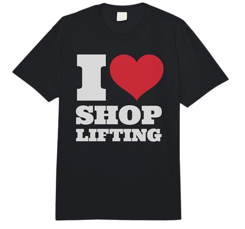 Funny I Love Shoplifting I Hear Shoplifting Outfit Comfort Colors Adult Heavyweight T-Shirt