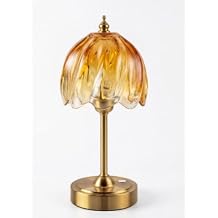 Nusogon Cordless Flower Table Lamp, 5200mAh Small Rechargeable Touch Lamp