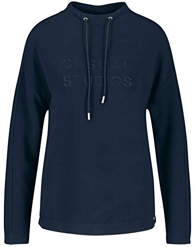 Gerry Weber Damen Sportives Sweatshirt Langarm leger Ausschnitt Shirt