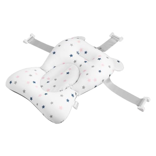 Cojín Bañera Bebé, Asiento Baño suavess y Cómodo, Almohada con Soporte Adaptable, Almohadilla de Suspensión para Baño de Bebés