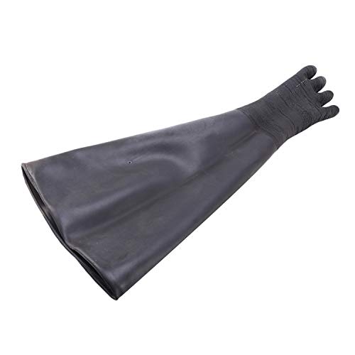 AWAOVV Caoutchouc Noir Sable Jet Rayures de sable pour cabine de jet 65 x 30 cm – vue 2