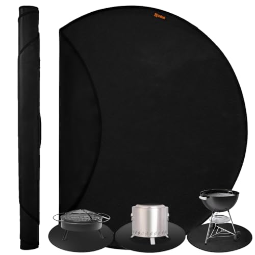 Fire Pit Mat, Fireproof Mat, Terrace fire Pit mats, fire mats, Stove mats, Barbecue Protection mats, Round Lawn Protection mats, Round Under Grill Mat