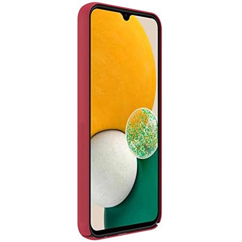 Image of Nillkin Case for Samsung Galaxy A14 5G (6.6 inch Inch) Super Frosted Hard Back Dotted Grip Cover PC Red Color