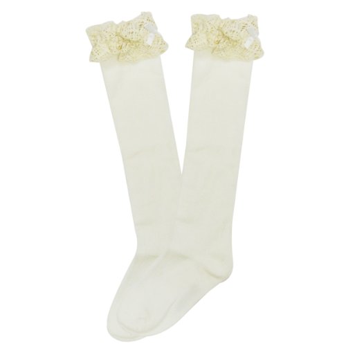 Bowbear 3-Pair Girls Vintage Lace Knee High Socks3