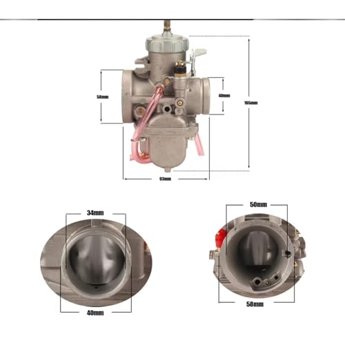 Carburateur moto VM34 34 mm pour optimiser l'accélération et le flux