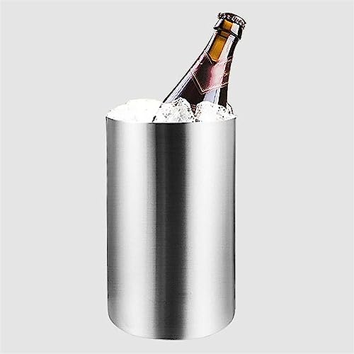 Cubo de hielo térmico de acero inoxidable que evita la condensación externa 5