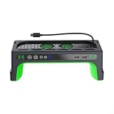 Ladestation Mit Kühllüfter Für Nintendo Switch 2, RGB-Beleuchtung, 4 Controller-Ladeports, Effiziente Kühlung Für Gaming-Sessions, Kompaktes Design