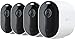 Arlo - Pro 3 4-Camera Indoor/Outdoor Wire-Free 2K HDR Security Camera System - W