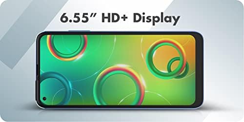 NUU B10 4G LTE 64GB/ 4GB Real Ram, 6.55'' Phone for T-Mobile, Mint Mobile, Metro, Ultra, Dual SIM, 48MP Triple-Camera, 4000 mAh, White, 365 Days Warranty & US Hotline Support