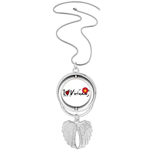 Collier drapeau du Vietnam pendentif souvenir de voyage pour rayonner lors de vos soirées