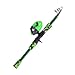 Violiica Telescopic Fishing Rod and Reel for Combo Set with Lure Accessories for Beginners and Experienced Anglers, FRP Material