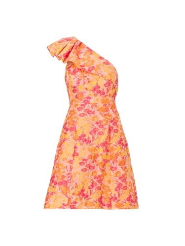 Image of Adrianna Papell Women's One Shoulder Jacquard Dress
