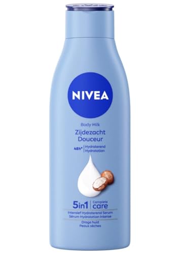 Nivea Body Milk 48h Hidratante – Suave y sedoso (Zijdezacht), 250 ml