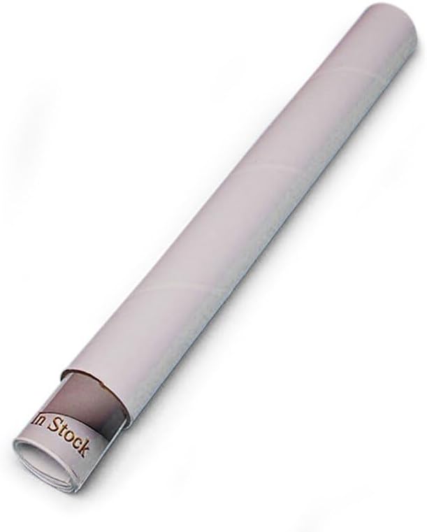 White Mailing Tubes 2" X 12" - 0.060 Thick | Quantity: 50