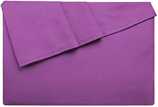 LiveComfort Flat Sheet, Queen Size Extra Soft Brushed Microfiber Flat Sheet, Machine Washable Wrinkle Free Breathable (White, Queen)