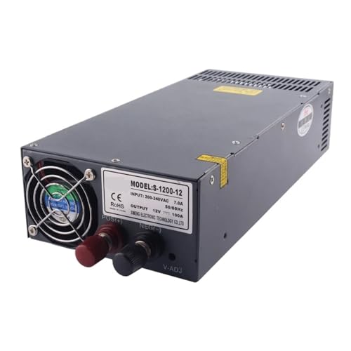 Alimentation 1200W 12V 100A avec tension stabilisée contre les surcharges