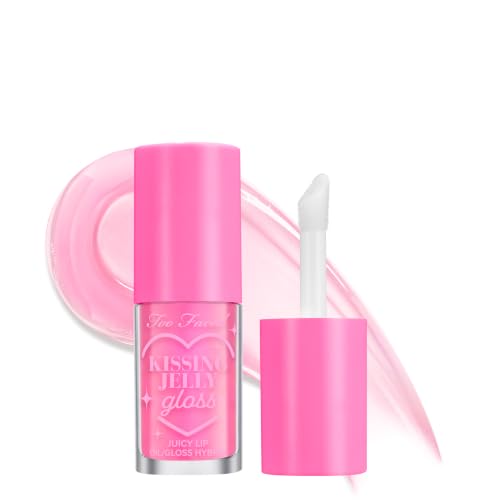 Image of Too Faced Kissing Jelly Lip Oil Gloss | Hydrating Lip Oil + Gloss Hybrid for Instant Moisture and Shine