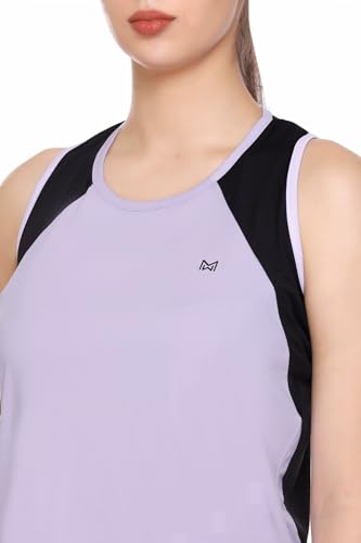 Image of White Moon Women's Gym Tank Top Combo | Pack of 2 Sleeveless Sports T-Shirts for Running, Training & Yoga