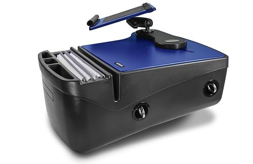 AutoExec Reach Desk Front Seat Car Desk for Your Vehicle Workstation and Mobile Office, Blue, with 400 watt Power Inverter by AutoExec - Used condition - Image 8