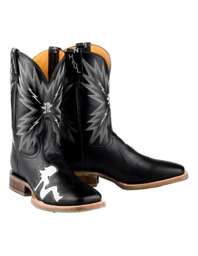 Tin Haul Men's Cowgirl Western Boot Broad Square Toe - 14-020-0077-0530 BR 10.5 D(M) US2