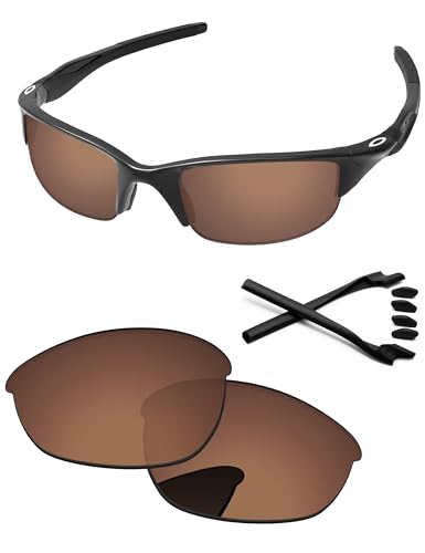 Image of Replacement Lenses & Rubber Kits for Oakley Half Jacket 2.0 OO9144 62mm - Precision Fit, UV Block, Impact Resistant