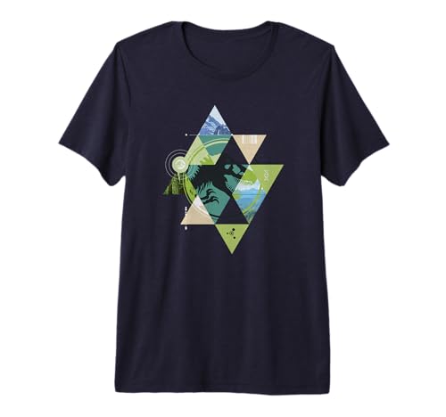 T-shirt T-Rex Jurassic World Dominion vert triangulaire coton vetement homme tendance