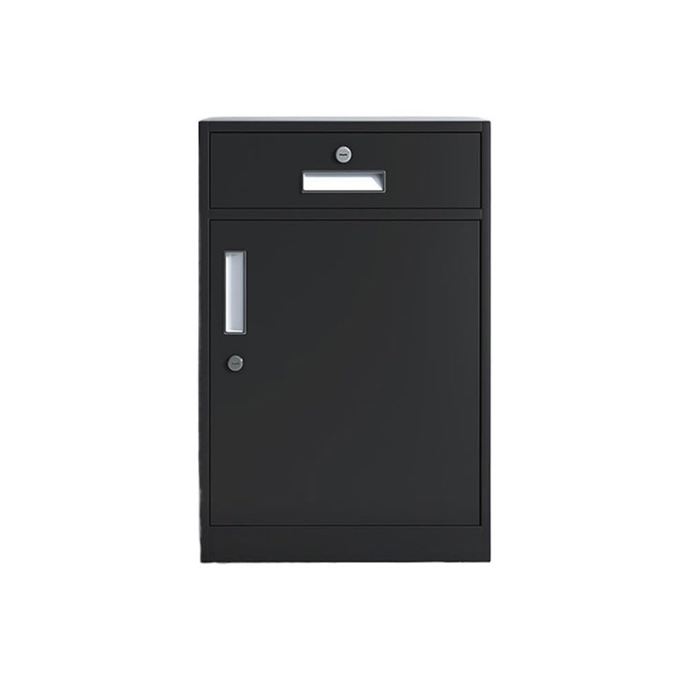 Aioneer File Cabinet Under Desk File Data Organizing Cabinet File Cabinet Office Storage Storage Cabinet Movable Cabinet Filing Cabinet-Black