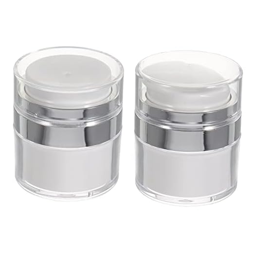 NOLITOY 2 Unidades Dispensador De Bomba De Umidade Mini Caixas De Acrílico Frasco De Viagem Cosmético Recipientes De Amostra De Maquiagem Garrafa De Creme Vazia Senhorita Branco Hidratante