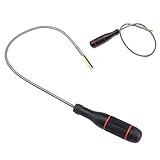 【Anwendung】Dieses magnetheber Aufnahmewerkzeug eignet sich zum Herausnehmen von metall aus schwer zugänglichen engen Ecken. Ideal für Auto und Gerätereparatur, kleinere Renovierung, Zuhause, Büro, und Garage.