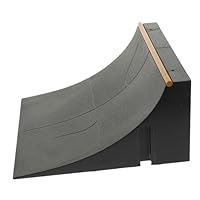 CLISPEED Fingerboard Park Kit Skateboard Park Part Finger Sport Supply Training Prop for Boys Mini Skateboard Ramp Gift