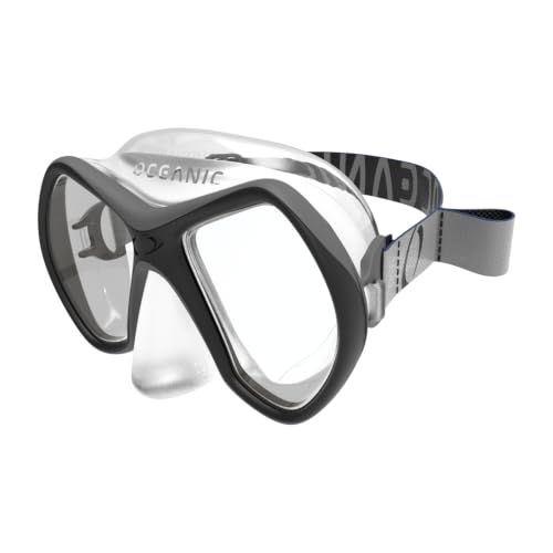Máscara de snorkel Oceanic para adultos con vidrio templado y ajuste resistente a fugas