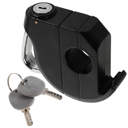 Candado Soporte para Casco de Moto Evita Robos en Manillar de Scooter