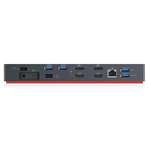Lenovo ThinkPad Thunderbolt 3 Workstation Dock Réplicateur de port Thunderbolt 3 2 x HDMI 2 x DP 2 x Thunderbolt 1GbE 170 Watt Europe pour ThinkPad P1 P1 2nd Gen P14s Gen 1 ... - vue 6